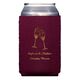 Champagne Crystal Toast Collapsible Koozies Image 2 of 2